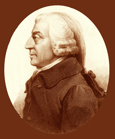 Adam Smith (1723, 1790) economista y filósofo escocés.