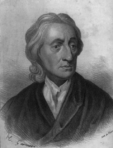 John Locke (1632, 1704) intelectual inglés iniciador del empirismo y el liberalismo. 